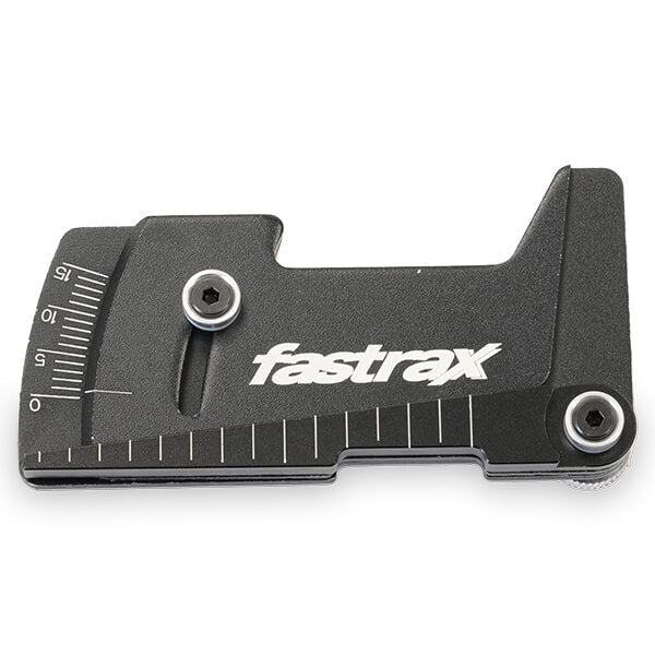 FASTRAX ALUMINIUM RIDE HEIGHT AND CAMBER GAUGE - BLACK - RC Hobby Product