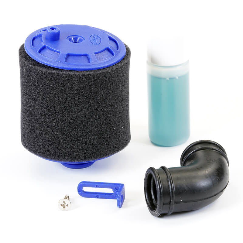 Fastrax 1/8th Air Filter w/Oil Re-Buildable - Blue - RC Hobby Product