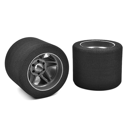 CORALLY ATTACK FOAM TYRES 1/8 CIRCUIT 37 SHORE REAR CARBON R - High-Speed RTR RC Truck