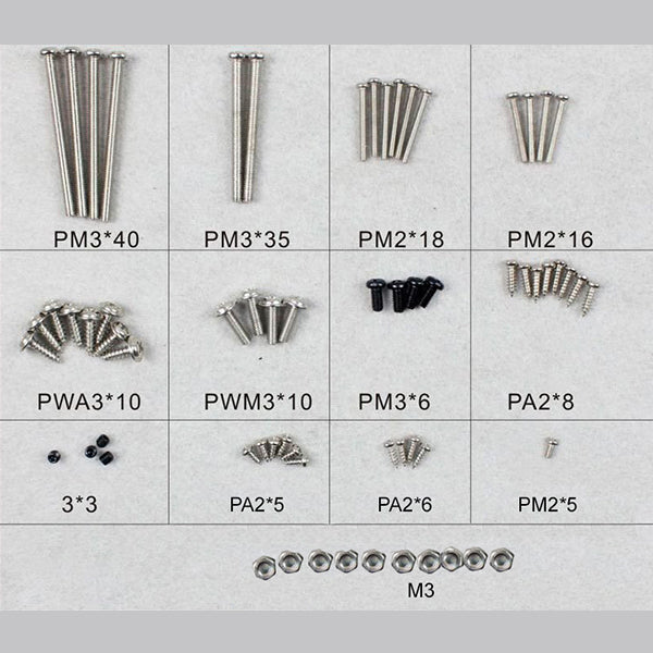 DYNAM CORSAIR F4U SCREW SET - RC Hobby Product