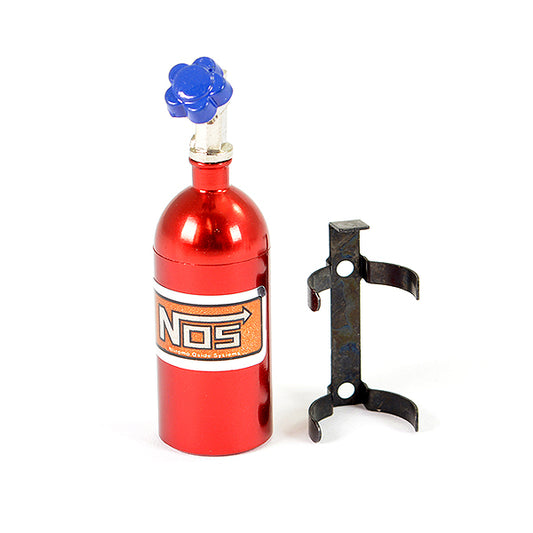 FASTRAX ALUMINUM NOS NITROUS BOTTLE & MOUNT - RED - RC Hobby Product