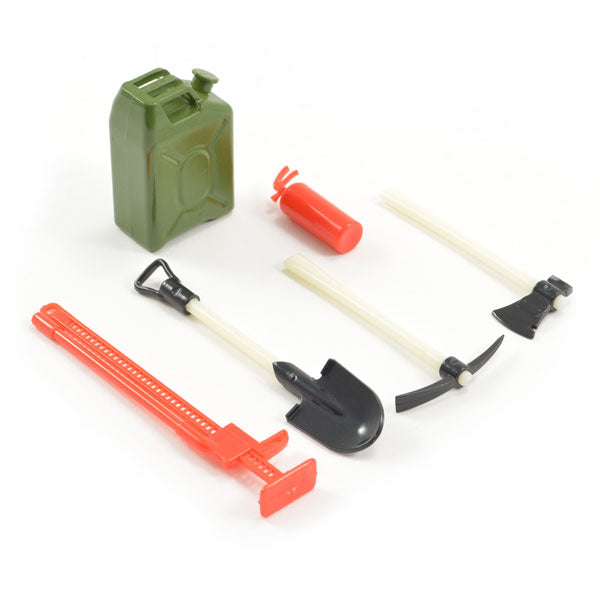 FASTRAX TYPE-B SCALE 6-PIECE PAINTED TOOL SET - RC Hobby Product