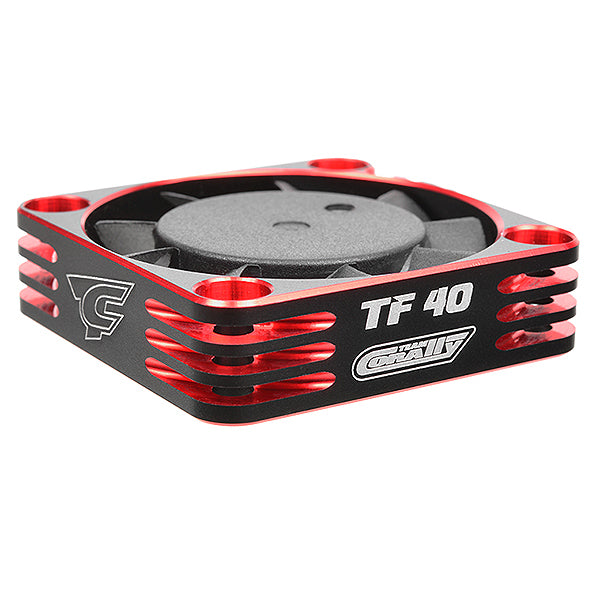 CORALLY ULTRA HIGH SPEED COOLING FAN 40MM 6V8,4V BLACK/RED - High-Speed RTR RC Truck