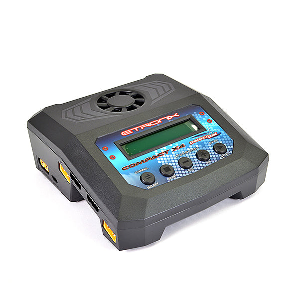 ETRONIX POWERPAL COMPACT X4 AC/DC CHARGER (UK PLUG) - RC Hobby Product