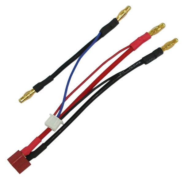 Etronix Balancer Adaptor For Lipo 2S With Deans/4mm/2mm Connector - RC Hobby Product