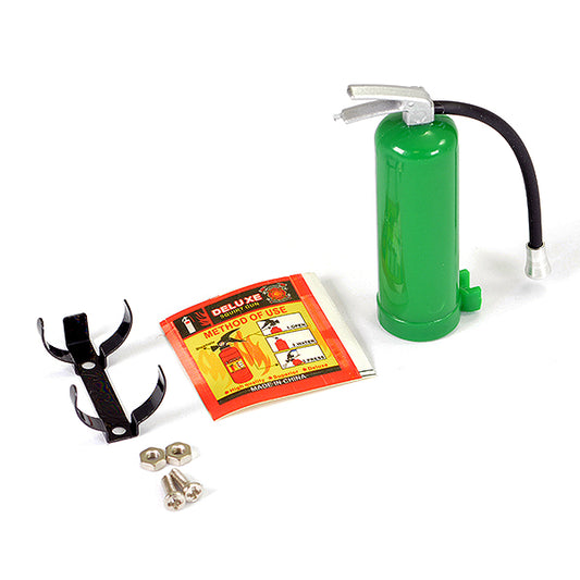 FASTRAX FIRE EXTINGUISHER & ALLOY MOUNT - GREEN - RC Hobby Product