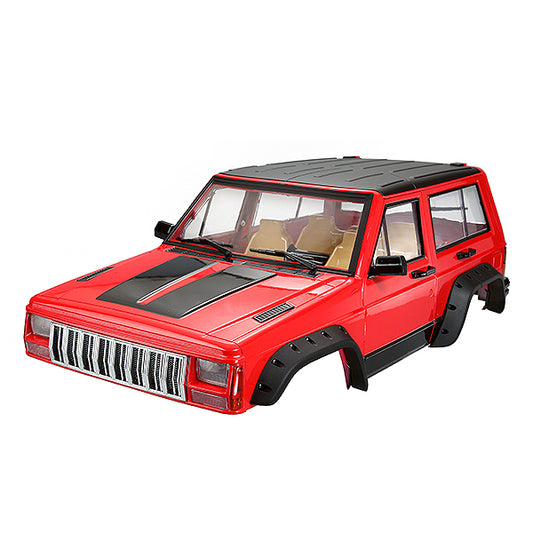 FASTRAX 1/10 ROCKEE FULLCAB & INTERIOR HARDBODY 313mm - RED - RC Hobby Product