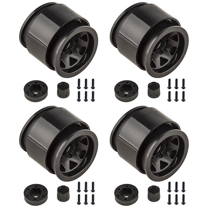 ELEMENT RC ENDURO TRIGON WHEELS 1.55IN BLACK - RC Hobby Product
