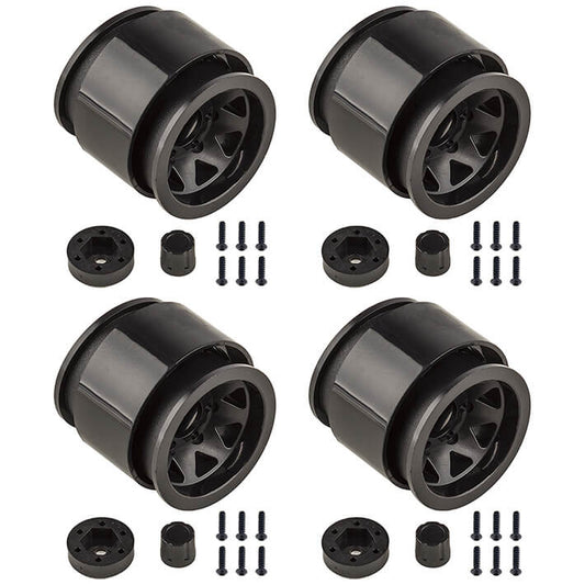 ELEMENT RC ENDURO TRIGON WHEELS 1.55IN BLACK - RC Hobby Product