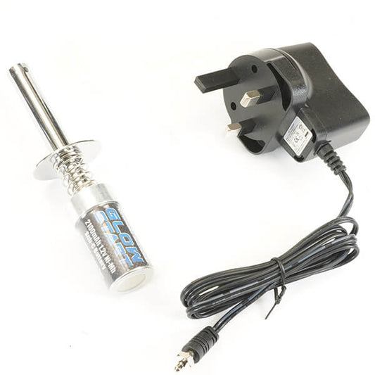 FASTRAX 2100MAAH GLOW STARTER AND CHARGER (UK PLUG) - RC Hobby Product