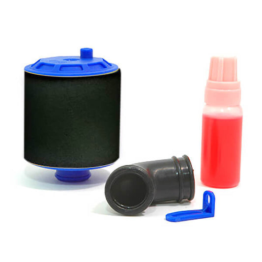 Fastrax 1/10th Air Filter Re-Buildable - Blue - RC Hobby Product