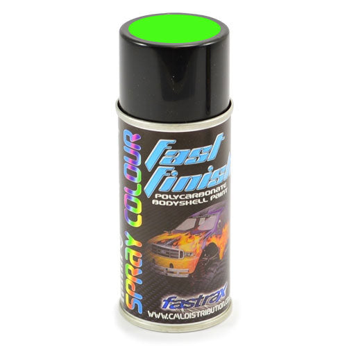 Fastrax Fast Finish Cosmic Glo Green Spray Paint 150ML - RC Hobby Product