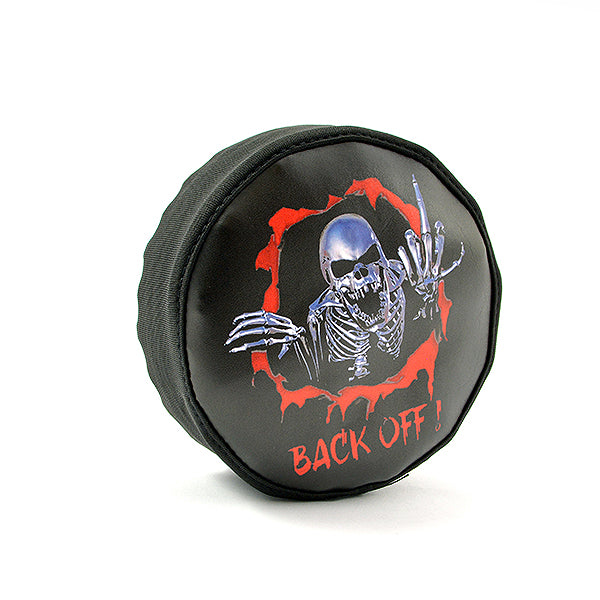 FASTRAX SCALE SKULL SPARE TYRE COVER (DIA 125MM/TRX4) - RC Hobby Product