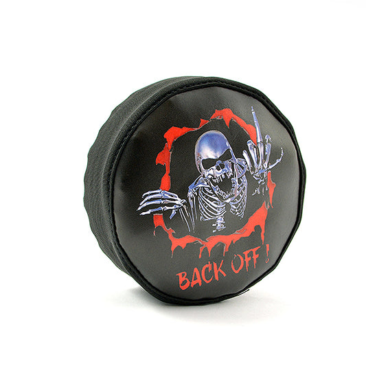 FASTRAX SCALE SKULL SPARE TYRE COVER (DIA 125MM/TRX4) - RC Hobby Product