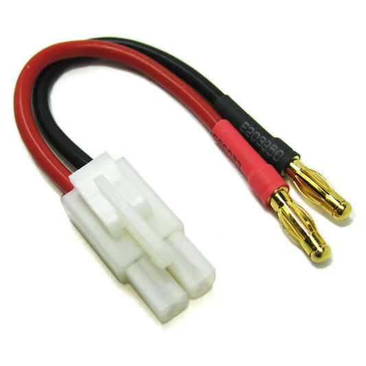 Etronix Male Tamiya To Two 4.0mm Male Connector Adaptor - RC Hobby Product