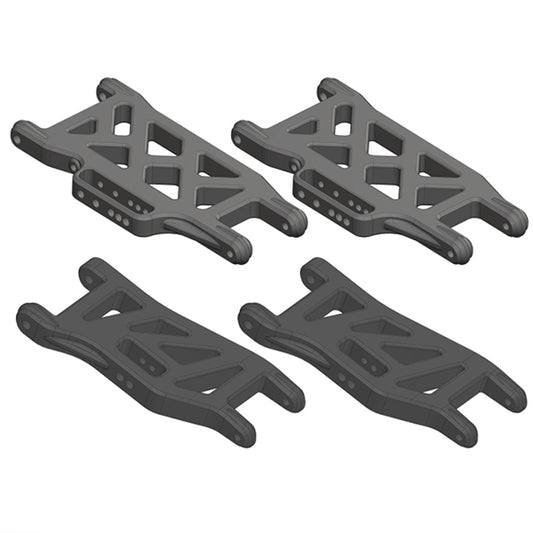 CORALLY SUSPENSION ARM FR/RE COMPOSITE 1 SET - High-Speed RTR RC Truck