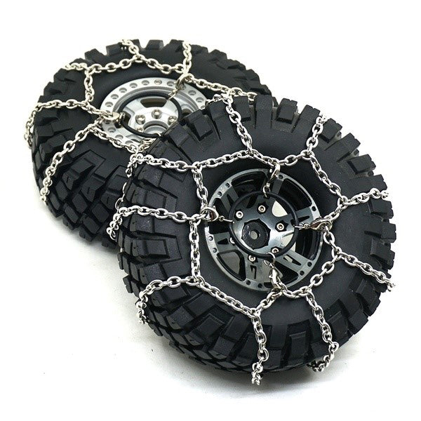 FASTRAX SCALE SNOW CHAINS 108-120MM DIA (PR) - RC Hobby Product