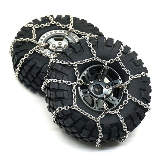 FASTRAX SCALE SNOW CHAINS 108-120MM DIA (PR) - RC Hobby Product