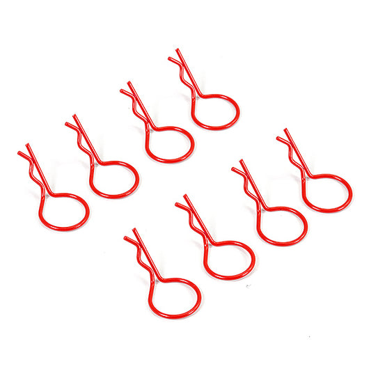 Fastrax Fluorescent Red Large Clips - RC Hobby Product