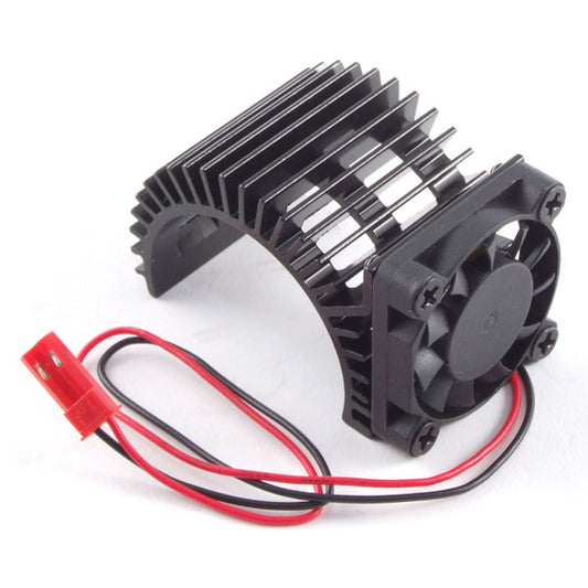 Fastrax Aluminium Motor Heatsink Fan Unit (Fan On Side) - RC Hobby Product