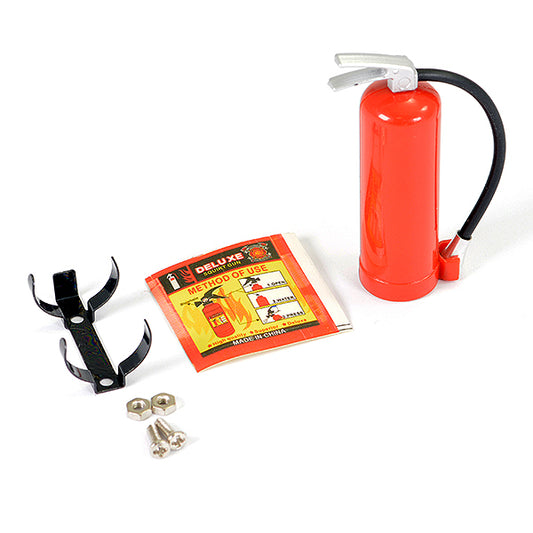 FASTRAX FIRE EXTINGUISHER & ALLOY MOUNT - RED - RC Hobby Product