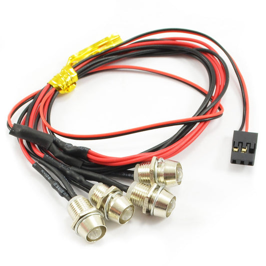 FASTRAX RED HEADLIGHTS (4PC) - RC Hobby Product