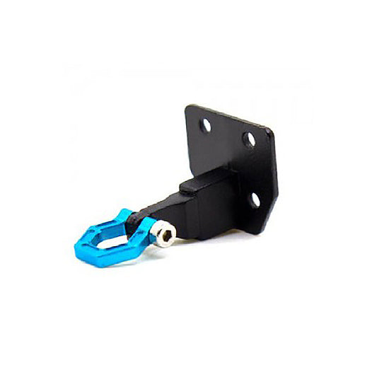 FASTRAX DELUXE ALUMINIUM BUMPER MOUNT PLATE & SHACKLE BLUE - RC Hobby Product