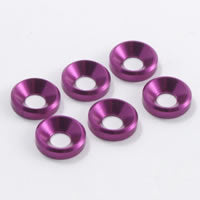 Fastrax M4 Shim Washers (6) Purple - RC Hobby Product