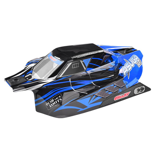 CORALLY POLYCARBONATE BODY ASUGA XLR PAINTED BLUE CUT 1 PC - High-Speed RTR RC Truck