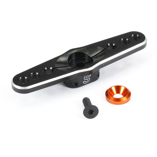 FASTRAX 23T BLACK ALUMINIUM DOUBLE SERVO HORN (KO/SANWA) - RC Hobby Product