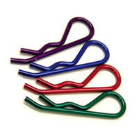 Fastrax 1/8th/1/5th/Transponder Body Clips Metallic Purple (6) - RC Hobby Product