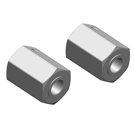 CORALLY WHEEL HEX ADAPTER FRONT ALUMINUM 2 PCS - High-Speed RTR RC Truck