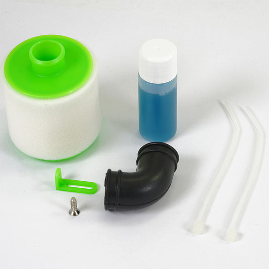 Fastrax 1/8th Air Filter w/Oil Re-Buildable - Green - RC Hobby Product