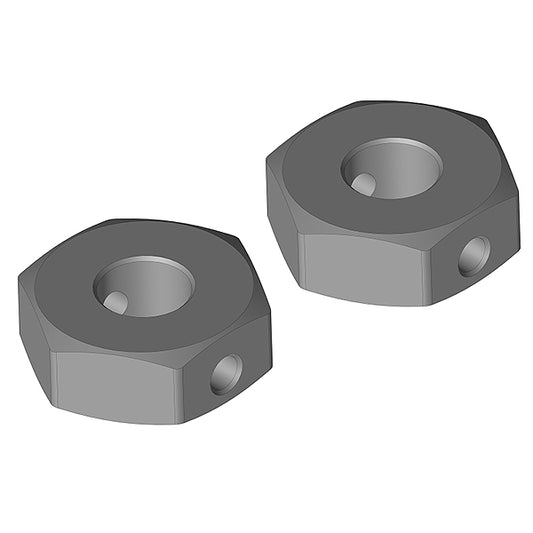 CORALLY WHEEL HEX ADAPTER REAR ALUMINUM 2 PCS - High-Speed RTR RC Truck