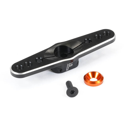 FASTRAX 25T BLACK ALUMINIUM DBL SERVO HORN (SAVOX/FUTABA) - RC Hobby Product