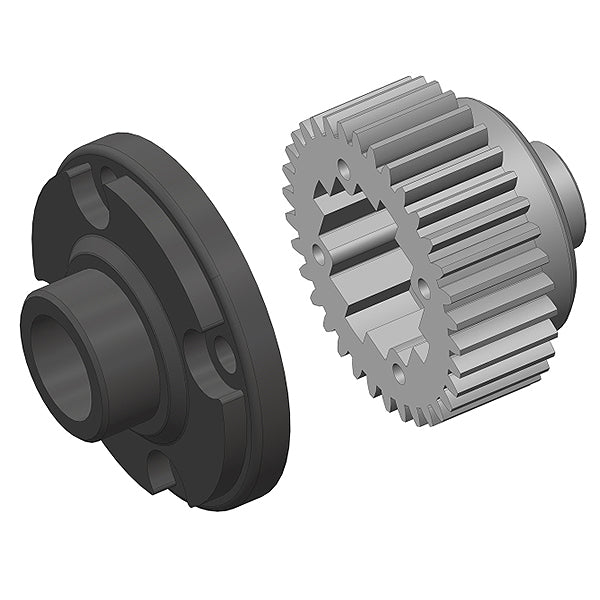 CORALLY DIFF GEAR METAL DIFF GEAR COVER COMPOSITE 1 SET - High-Speed RTR RC Truck