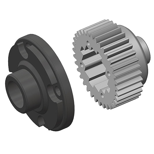 CORALLY DIFF GEAR METAL DIFF GEAR COVER COMPOSITE 1 SET - High-Speed RTR RC Truck