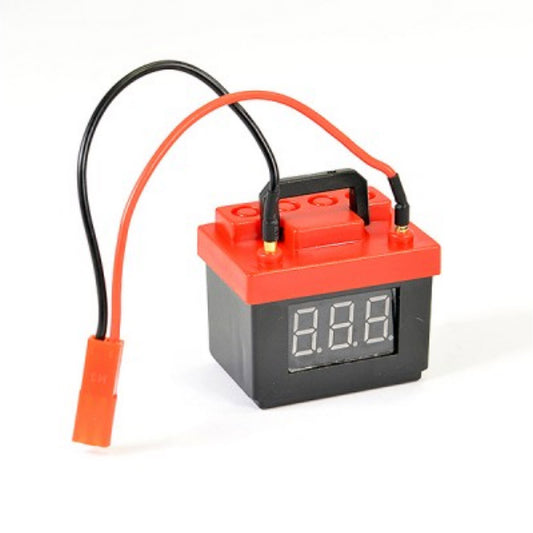 FASTRAX SCALE LIPO BATTERY BOX VOLTAGE CHECKER/ALARM 2S/3S - RC Hobby Product