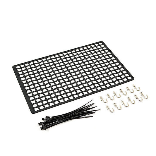 FASTRAX SCALE RUBBER NET 22cm X 14.5cm BLACK - RC Hobby Product