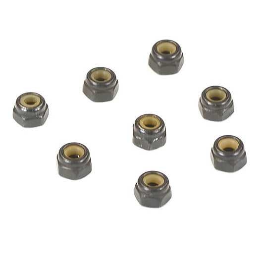 FASTRAX NYLOC NUT M2 BLACK - RC Hobby Product