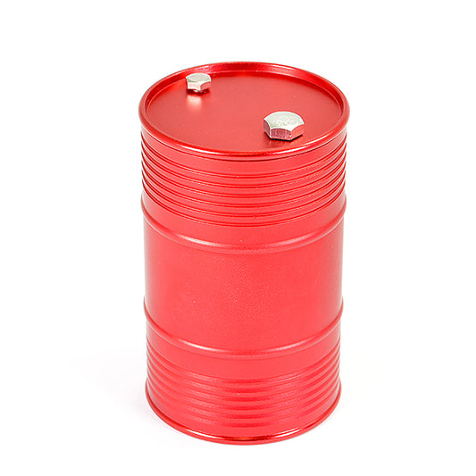 FASTRAX ALUMINIUM ANODISED OIL DRUM W/REMOVABLE LID - RED - RC Hobby Product