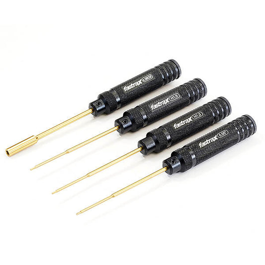 FASTRAX SCX24 WRENCH TOOL SET 0.05"/1.3MM/1.5MM/4.0MM BOX - RC Hobby Product