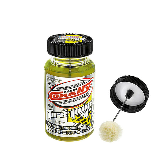 CORALLY TYRE JUICE 44 YELLOW CARPET / RUBBER ADDITIVE - High-Speed RTR RC Truck