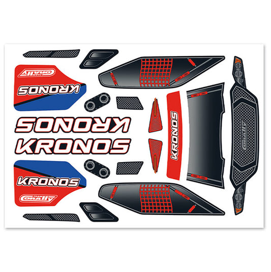 CORALLY BODY DECAL SHEET - KRONOS XP 6S '2021' - High-Speed RTR RC Truck