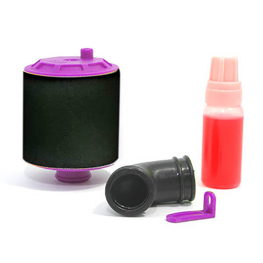 Fastrax 1/10th Air Filter Re-Buildable - Purple - RC Hobby Product