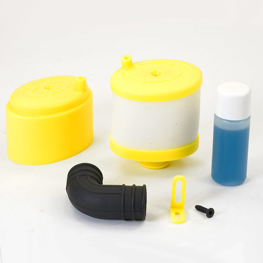 FASTRAX WATERPROOF AIR FILTER 1/8TH w/AIR FILTER OIL YELLOW - RC Hobby Product