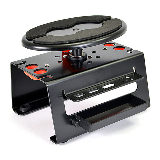 FASTRAX DELUXE ALUM LOCKING ROTATING MAINTENANCE STAND - BLACK - RC Hobby Product