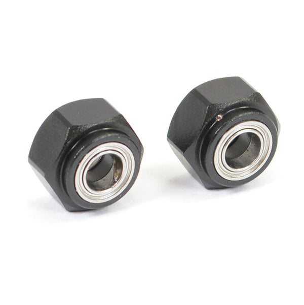 FASTRAX ALUMINIUM FRONT WHEEL 12MM HEX ADAPTORS w/BRG (PR) - RC Hobby Product