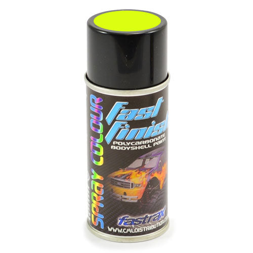 Fastrax Fast Finish Cosmic Glo Yellow Spray Paint 150ML - RC Hobby Product