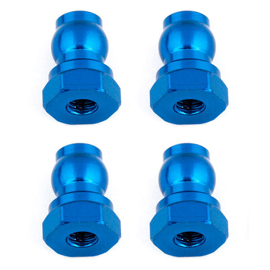 TEAM ASSOCIATED SHOCK BUSHINGS 10 MM BLUE ALUMINUM
